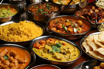 Oriental food - Indian takeaway   