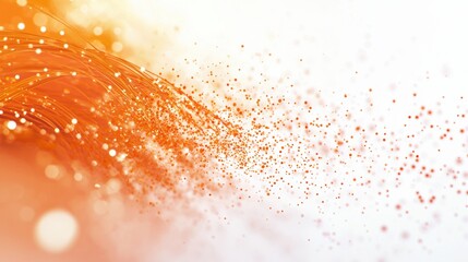Poster - Vibrant Swirling Radiant Energy Burst Abstract Background
