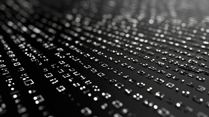 Binary code abstract pattern