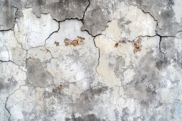 The pattern of surface wall concrete for background. Abstract of surface wall concrete for vintage background. Rusty damaged to surface wall. Wall texture for background, ai