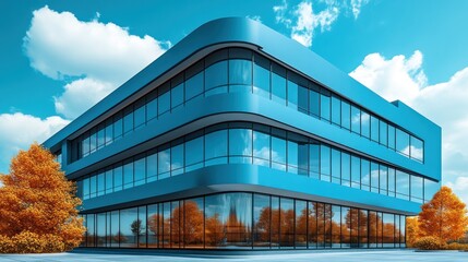 Canvas Print - Modern Office Building