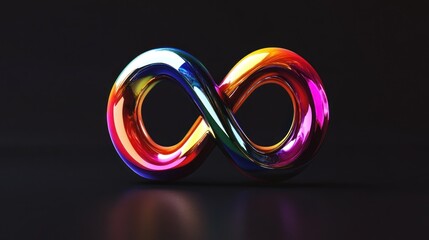 Poster - Rainbow Infinity Symbol