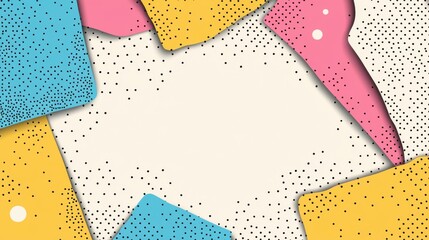 Poster - Vibrant abstract vector background featuring torn halftone textures in a diagonal layout for a fresh, modern look.