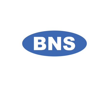 BNS logo design vector template. BNS