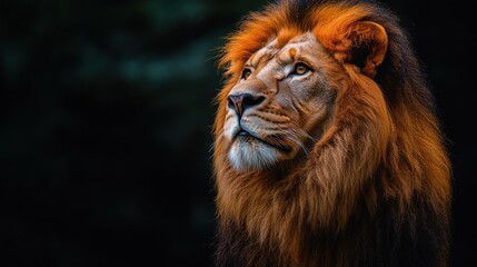 Poster - Majestic Lion Portrait