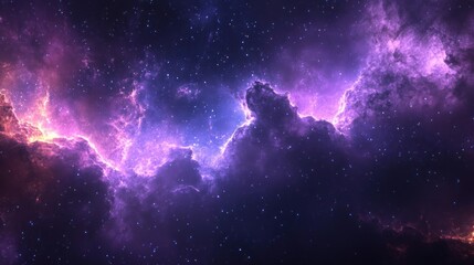 Wall Mural - an awe-inspiring cosmic nebula, reminding us of the vastness and mystery of space.