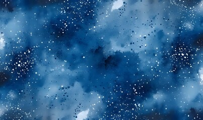 watercolor background of dark blues with white flecks