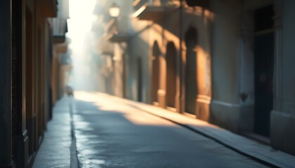 Wall Mural - street in the town