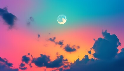 Canvas Print - sunset in the sky