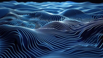 Poster - Background pattern of rippled, wavy lines - stock illustration Background pattern of rippled, wavy lines 