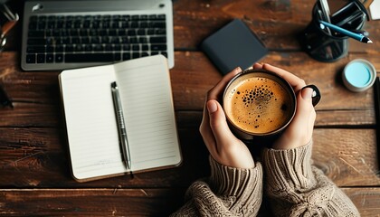 Wall Mural - coffee in the office