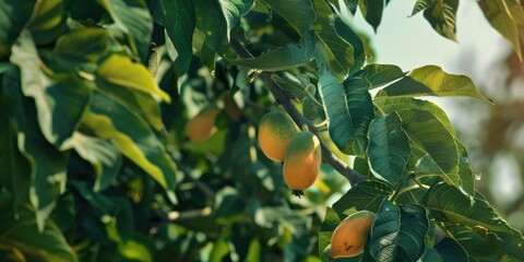 Canvas Print - Cultivating pawpaw fruits on my farm