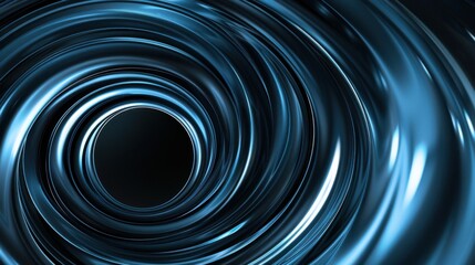 Poster - Circle orbit rotation abstract background with space for your content.