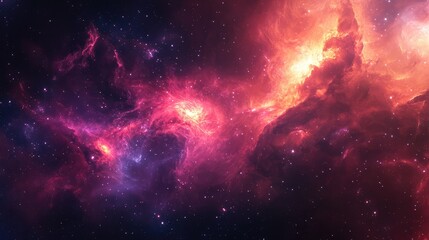 Canvas Print - space galaxy background