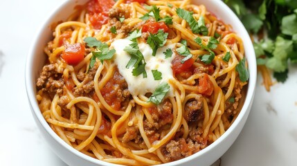 Wall Mural - stir fried noodles with vegetables