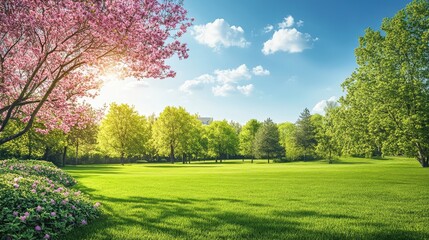 Wall Mural - Green Fields
