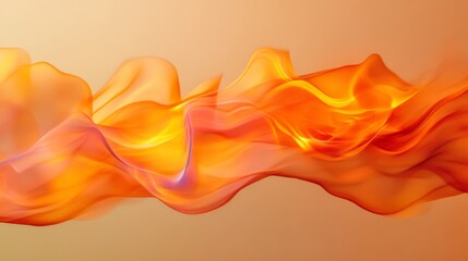 Poster - A vibrant flame dances energetically, radiating warmth and energy against a smooth, solid backdrop. Its flickering movement highlights the beauty of fire