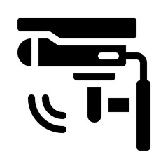 Sticker - Security Camera glyph icon