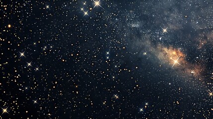 Wall Mural - mesmerizing view of the milky way, showcasing a vibrant tapestry of stars, nebulae and cosmic dust.