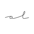 © Namra - A hand-drawn signature logo design template