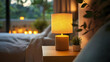 © Siasart Stock - A cozy bedroom scene featuring a lamp and plants, creating a warm atmosphere.