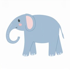 Wall Mural - elephant illustration isolated on white