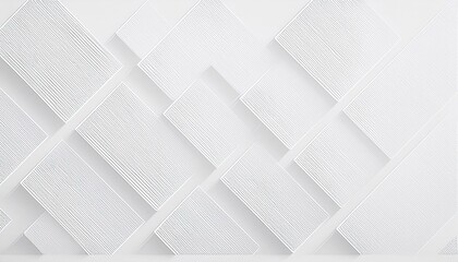Poster - Wide White Background Site head (3d illustration). Abstract modern white background paper cut style with golden line Luxury concept. White Hexagon modern minimal Background.  3D Illustration