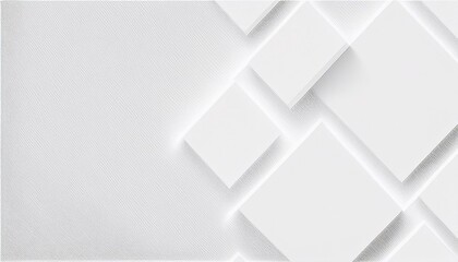 Poster - Wide White Background Site head (3d illustration). Abstract modern white background paper cut style with golden line Luxury concept. White Hexagon modern minimal Background.  3D Illustration