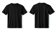 © BOJOShop - Black T Shirt Mockup   Front and Back View