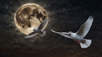 Wall Mural - moon and stars