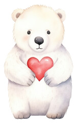 Poster - PNG Polar Bear bear mammal animal.