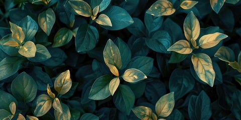 Poster - Plants with uniform growth and oval shaped leaves