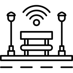 Poster - Public Wi-Fi Icon