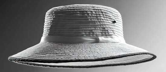 Poster - White Wide Brimmed Hat