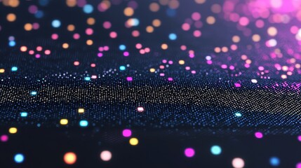 Abstract Colorful Bokeh Lights Background