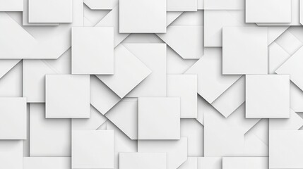 Poster - Abstract Geometric White Background   Modern  D Design Pattern