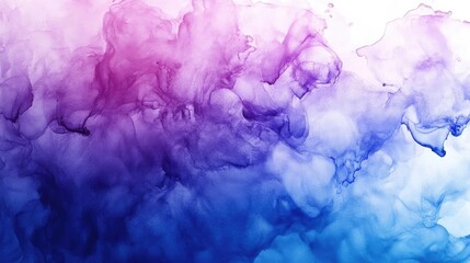 Aufkleber - Vibrant abstract ink swirl in shades of purple and blue, perfect for backgrounds, wallpapers, and creative projects.