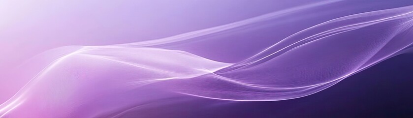 Leinwandbilder - A beautiful abstract background featuring flowing purple waves, creating a serene and captivating atmosphere for artistic projects.