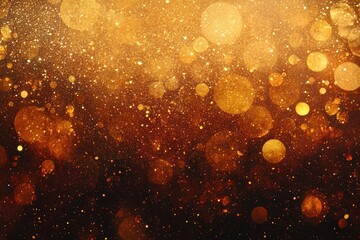 Poster - Vibrant abstract brown backdrop featuring shimmering glitter Beautiful illustration