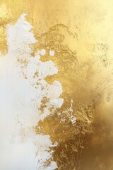 Poster - Elegant White and Gold Textured Background Design