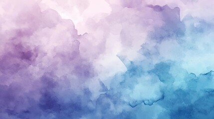 Poster - An abstract watercolor background showcasing soft pastel colors blending together for a calming and creative visual effect.
