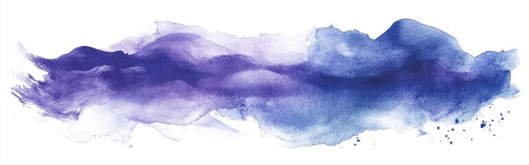 Aufkleber - A beautiful abstraction of purple watercolor blending seamlessly, perfect for background use in art and design projects.