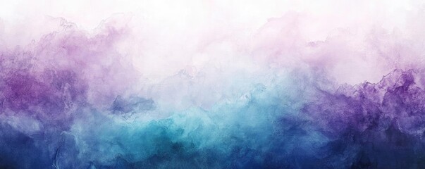 Poster - A vibrant abstract background featuring soft swirls of purple and blue hues, ideal for creative projects and artistic designs.