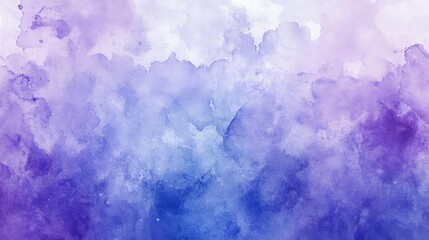 Aufkleber - Elegant watercolor background featuring soft purple and blue hues, perfect for designs, art projects, and digital applications.