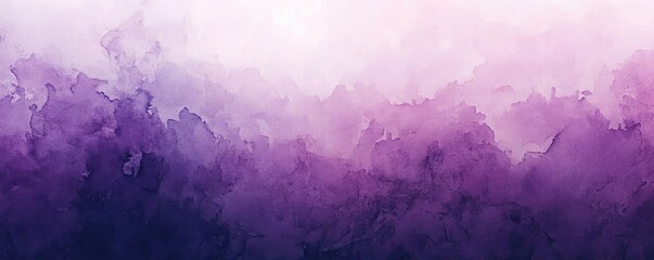 Poster - A beautiful abstract watercolor background featuring vibrant shades of purple and pink, perfect for artistic projects.
