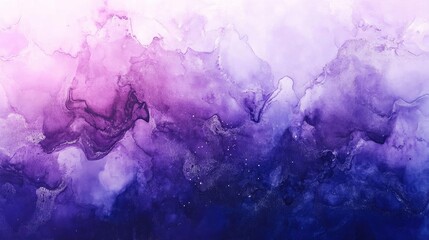 Poster - A mesmerizing abstract art piece featuring swirling purple and blue hues, evoking a sense of tranquility and creativity.