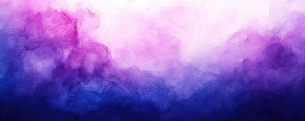 Aufkleber - A stunning abstract blend of purple and pink hues, creating a dreamy watercolor effect for artistic backgrounds and designs.