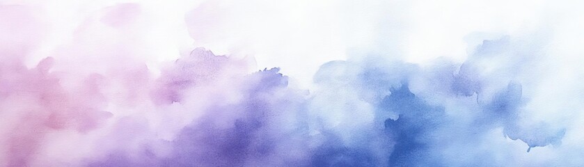 Poster - A beautiful blend of soft pastel colors creating an abstract watercolor background, perfect for artistic designs and projects.