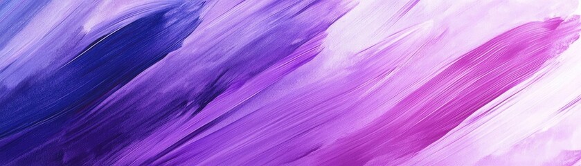 Poster - A vibrant abstract background featuring flowing strokes of purple and blue hues, perfect for artistic projects and designs.