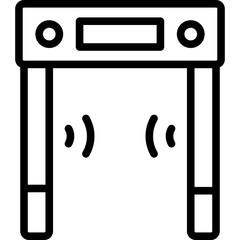 Poster - metal detector icon